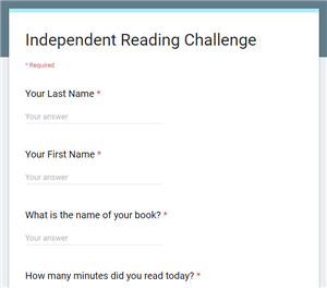 Reading Challenge 