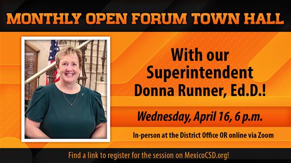 Monthly Open Forum Town Hall