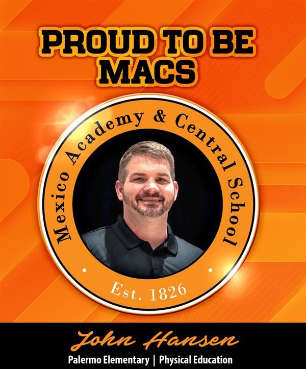 John Hansen Proud to be MACS